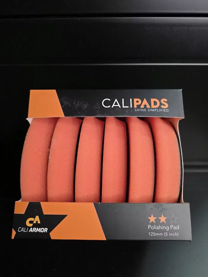 Cali Armor Orange Foam Pad – Polishing Pad 6 PACK 5