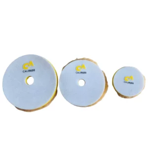 6 inch 150mm Cali Armor Yellow Wool Pad – Medium Cut