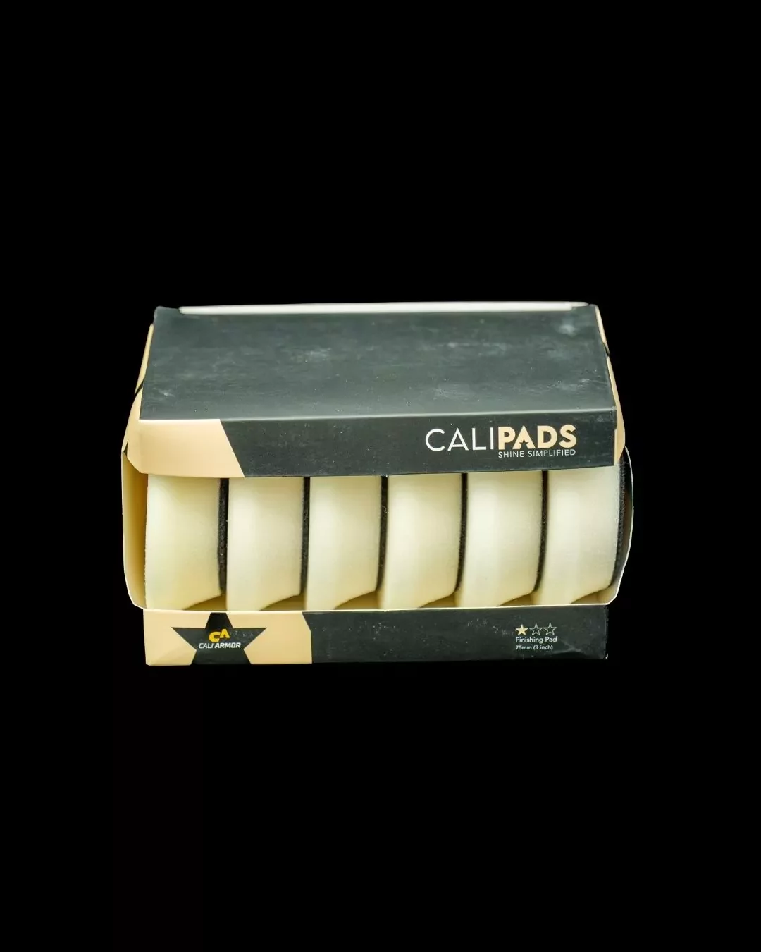 Cali Armor White Foam Pad – Ultra Fine Finishing 6 PACK 3