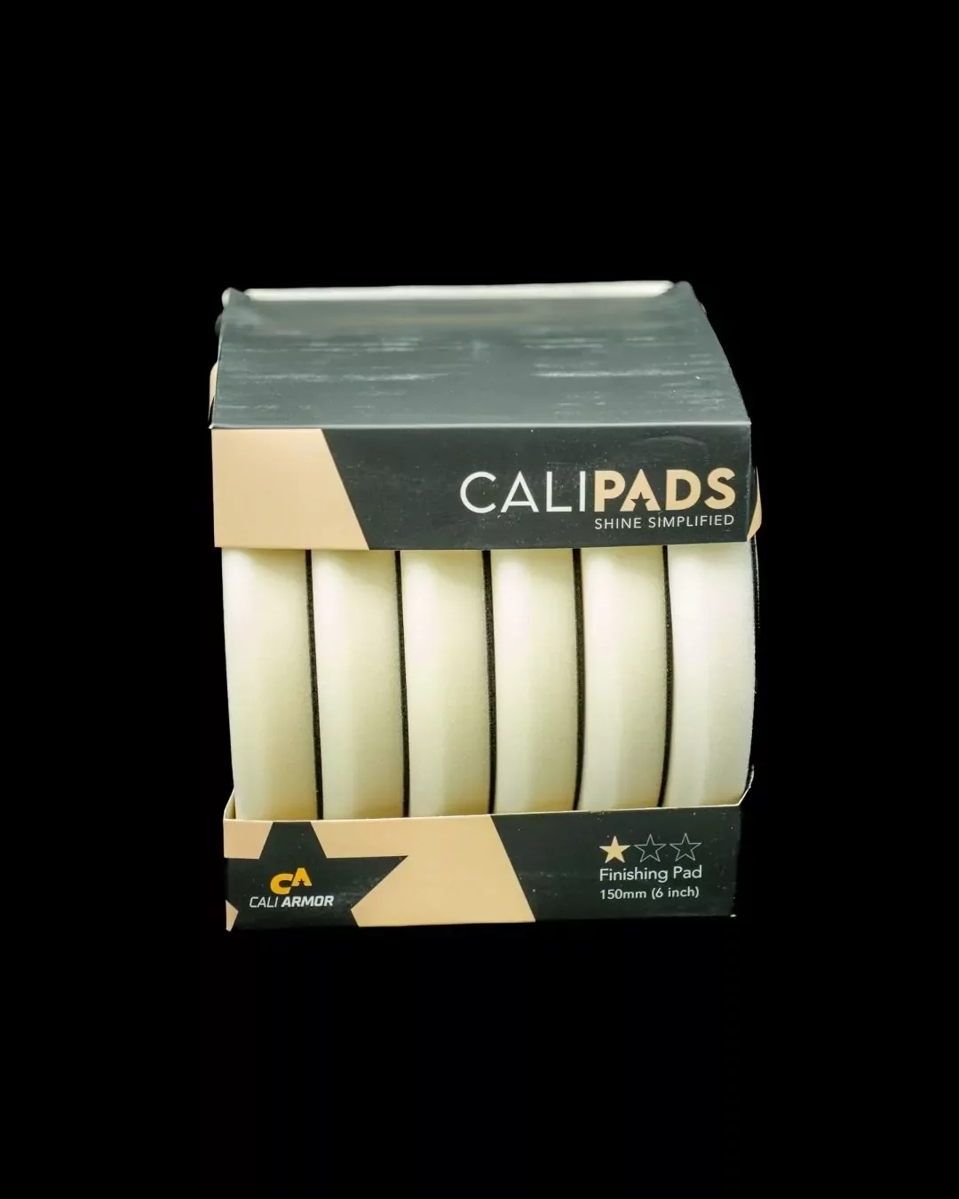 Cali Armor White Foam Pad – Ultra Fine Finishing 6 PACK 6